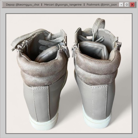 Vintage y2k hidden wedge high top sneakers ✨ - Picture 5 of 7